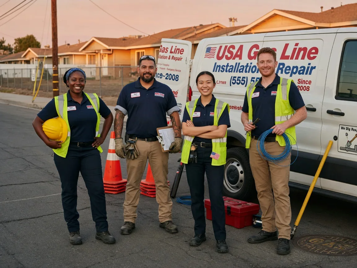 Gas Line Installation company in Paris, MS